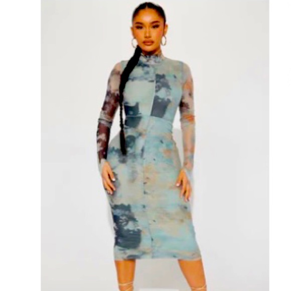 Fashion Nova Dresses Blue Dress Poshmark